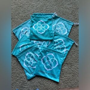 Kendra Scott jewelry dust bag. Set of 9